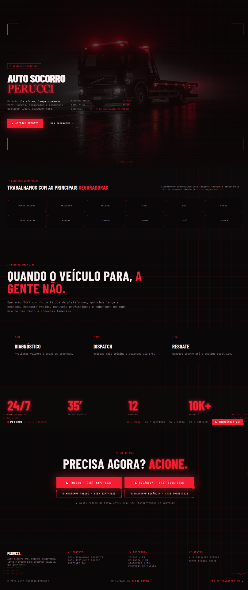 Preview do projeto Auto Socorro Perucci